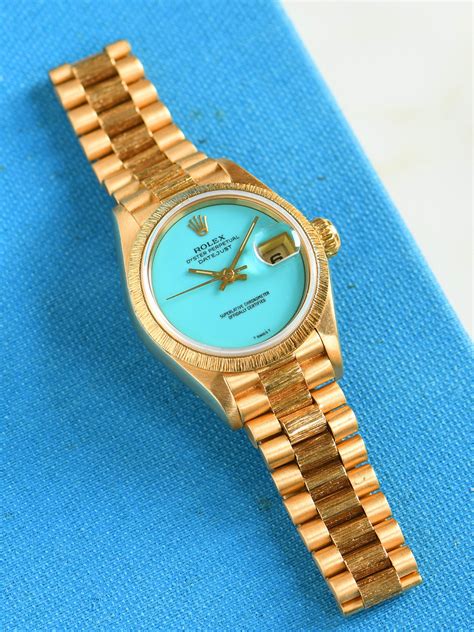 vintage rolex turquoise dial